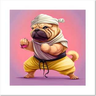 Sharpei Ninja Posters and Art